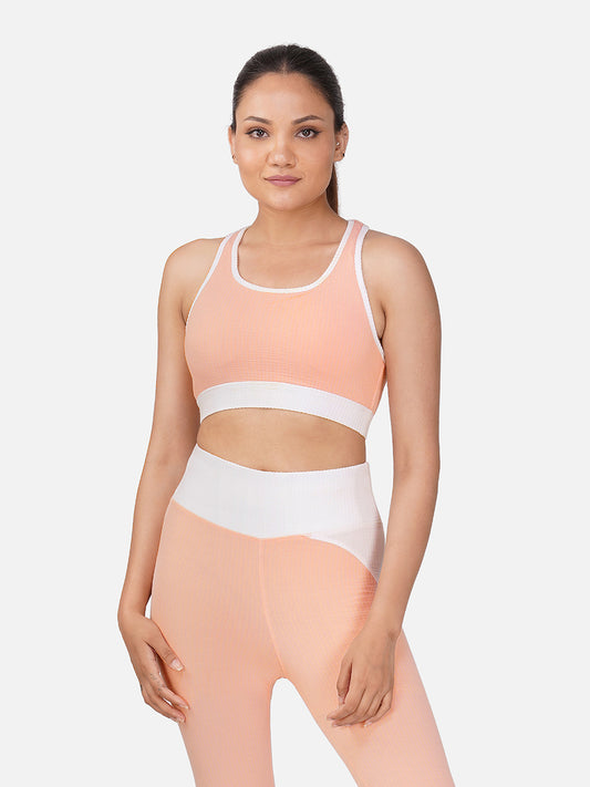 Power Flow Sports Bra - Blossom