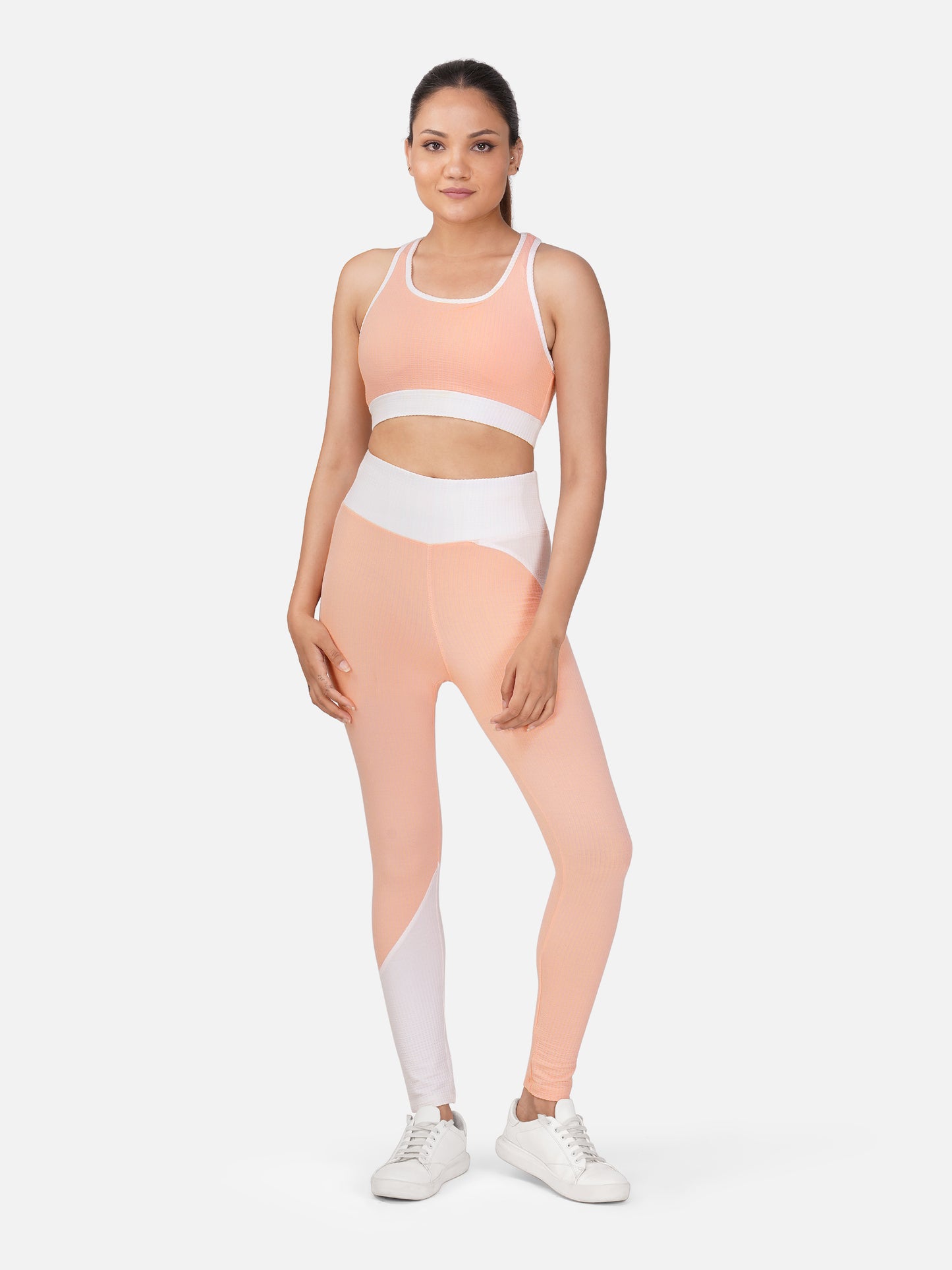 Power Flow Bra & Tight Co-Ord Set-Burlwood