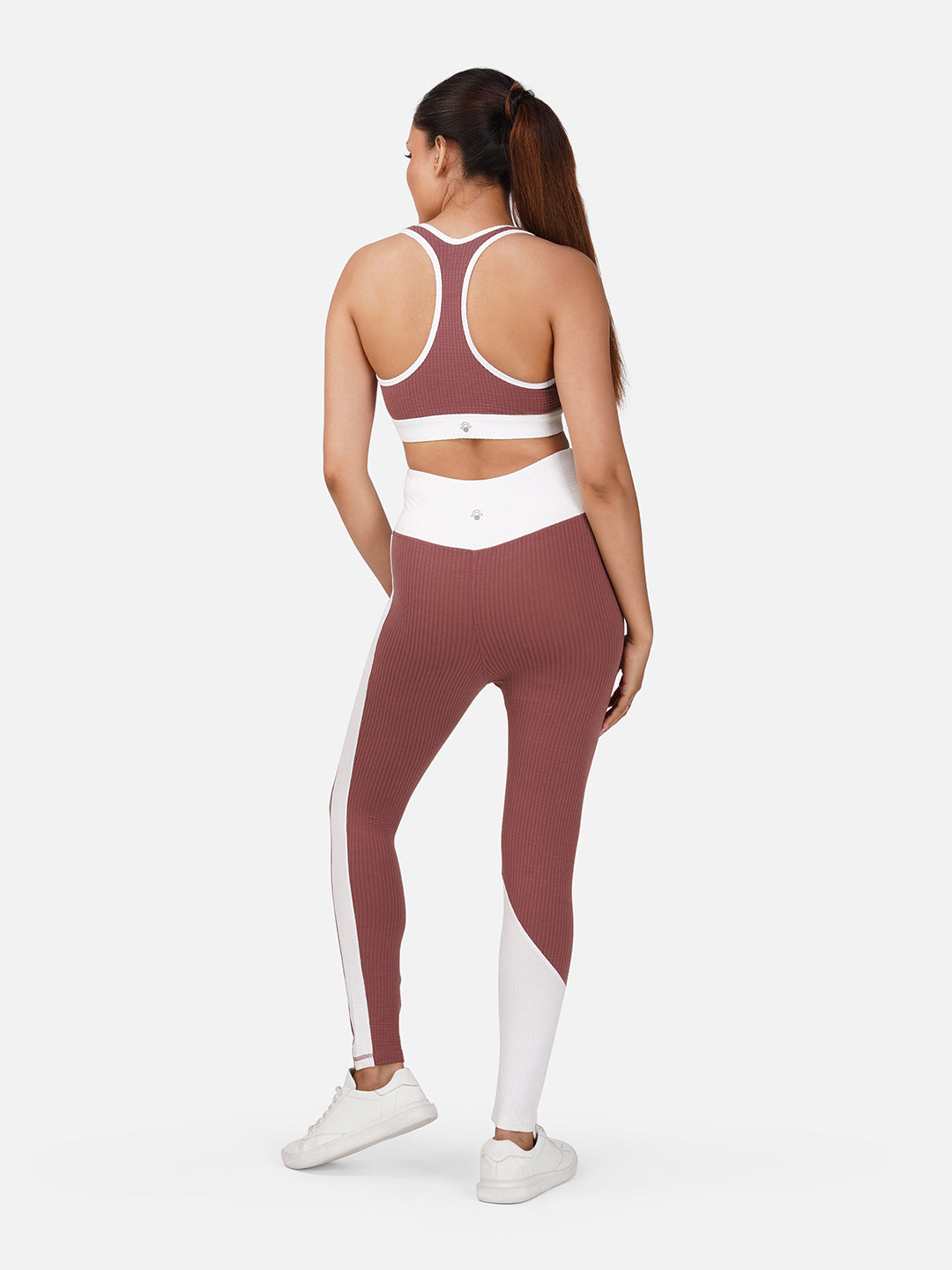 Power Flow Bra & Tight Co-Ord Set-Burlwood
