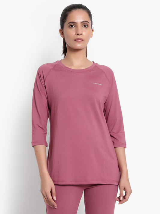 Ultra Lite Active 3/4 Top - Pink