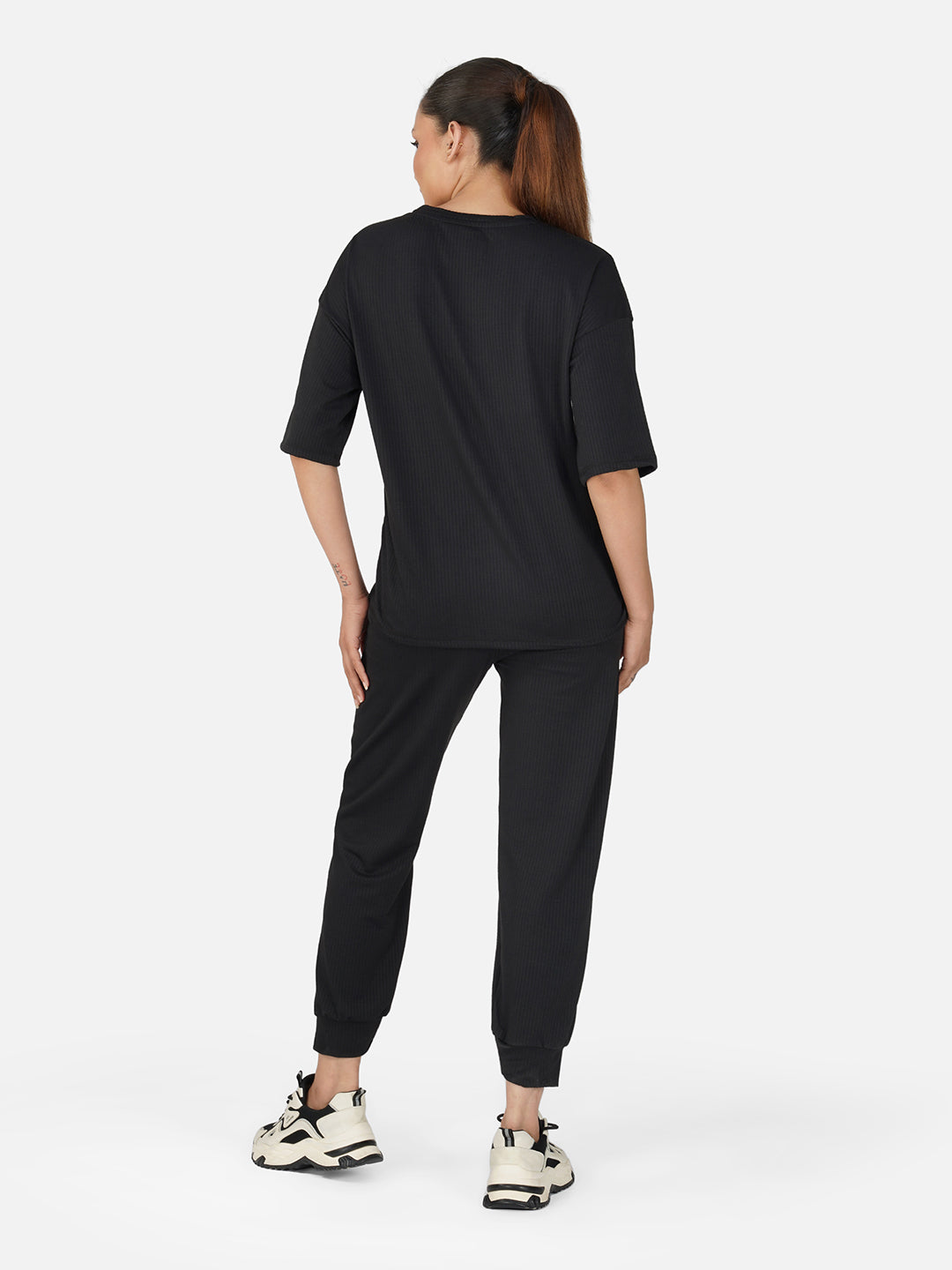 Cloud Comfort Oversized Tee & Jogger Co-Ord Set-Bluestone