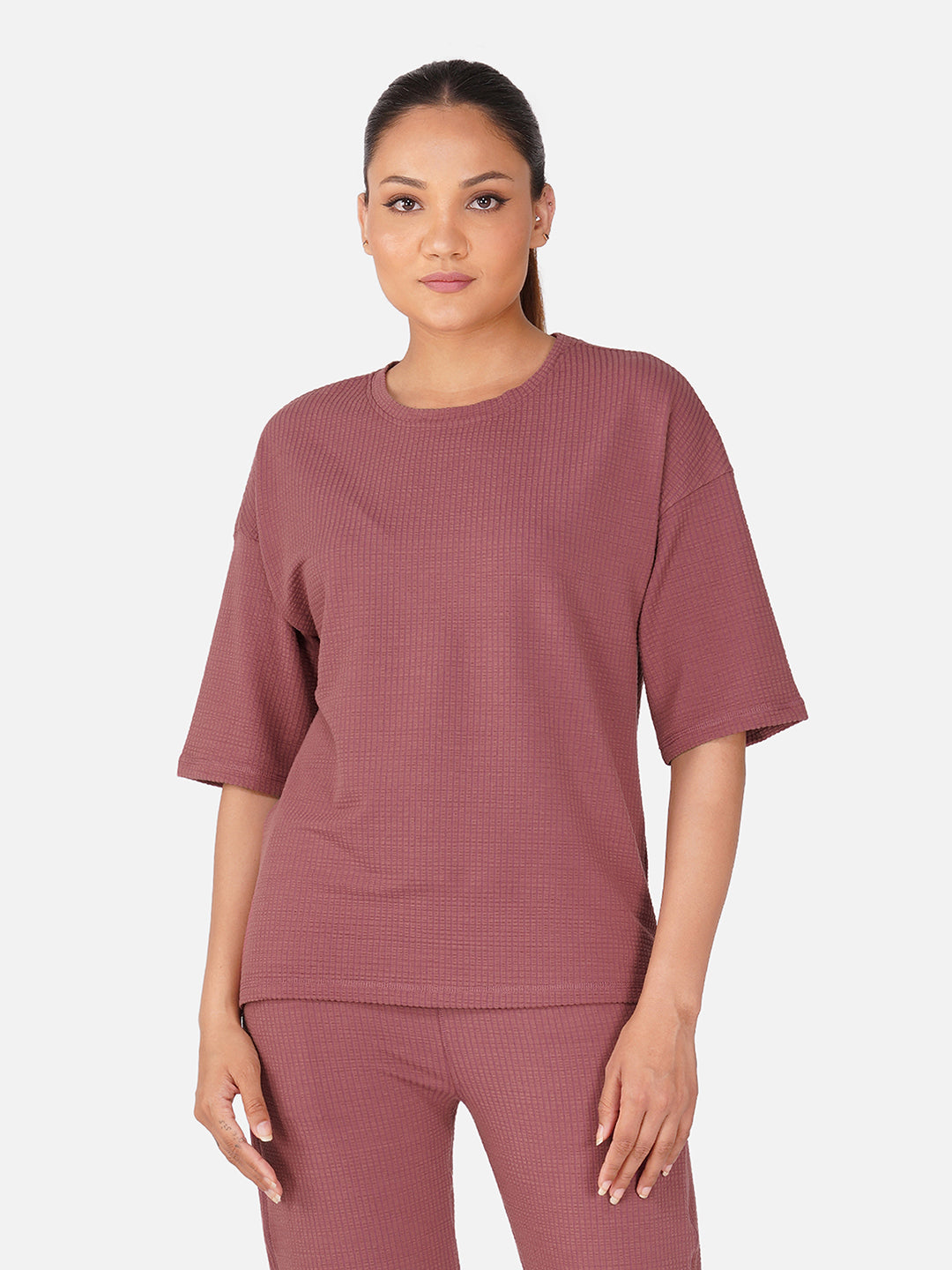Cloud Comfort Oversized Tee -Burlwood