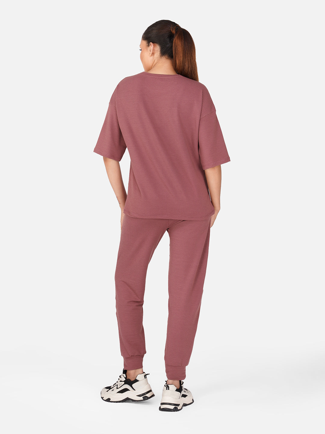 Cloud Comfort Oversized Tee & Jogger Co-Ord Set-Bluestone