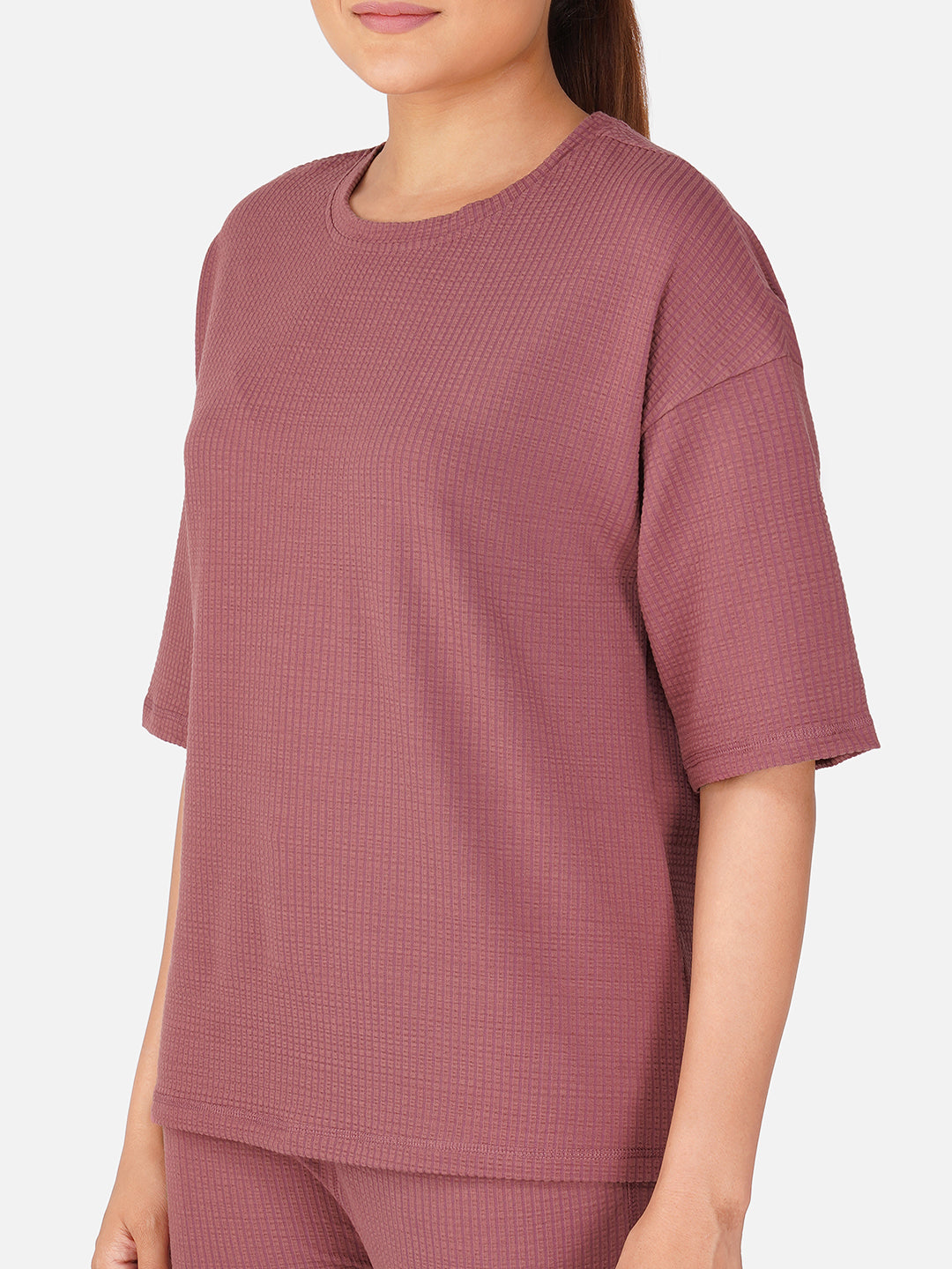 Cloud Comfort Oversized Tee -Burlwood