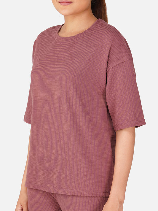 Cloud Comfort Oversized Tee -Burlwood