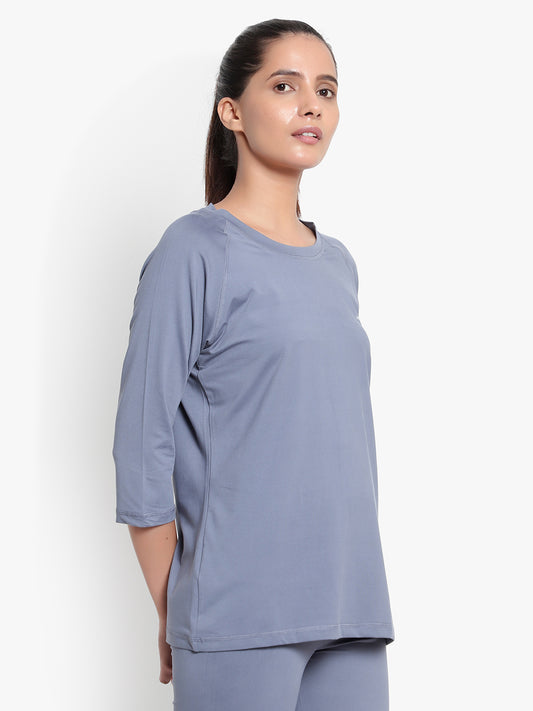 Ultra Lite Active 3/4 Top - Grey