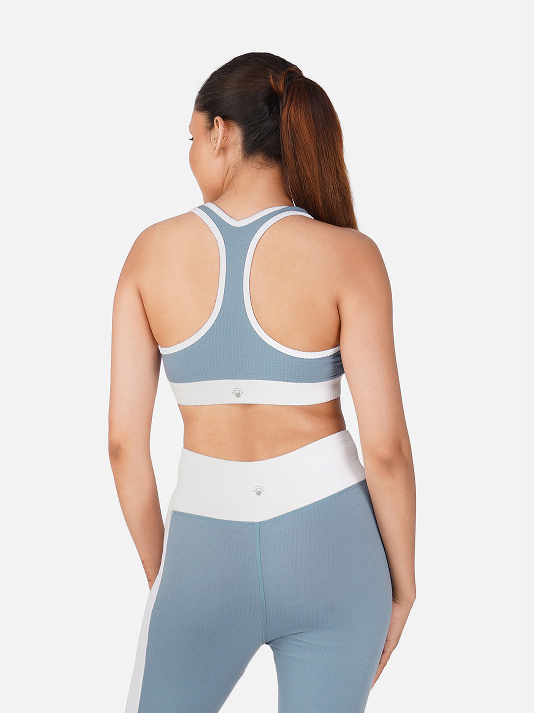 Power Flow Sports Bra - Blue Stone