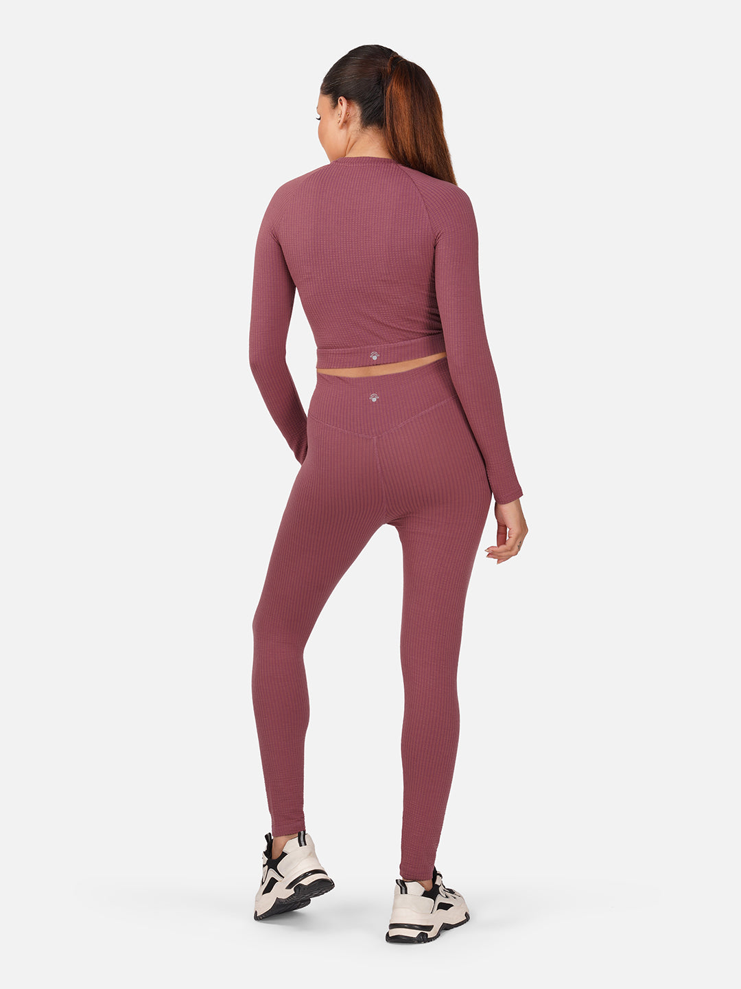 Sculpt Flex Seamless Top & Tight Co-Ord Set-White