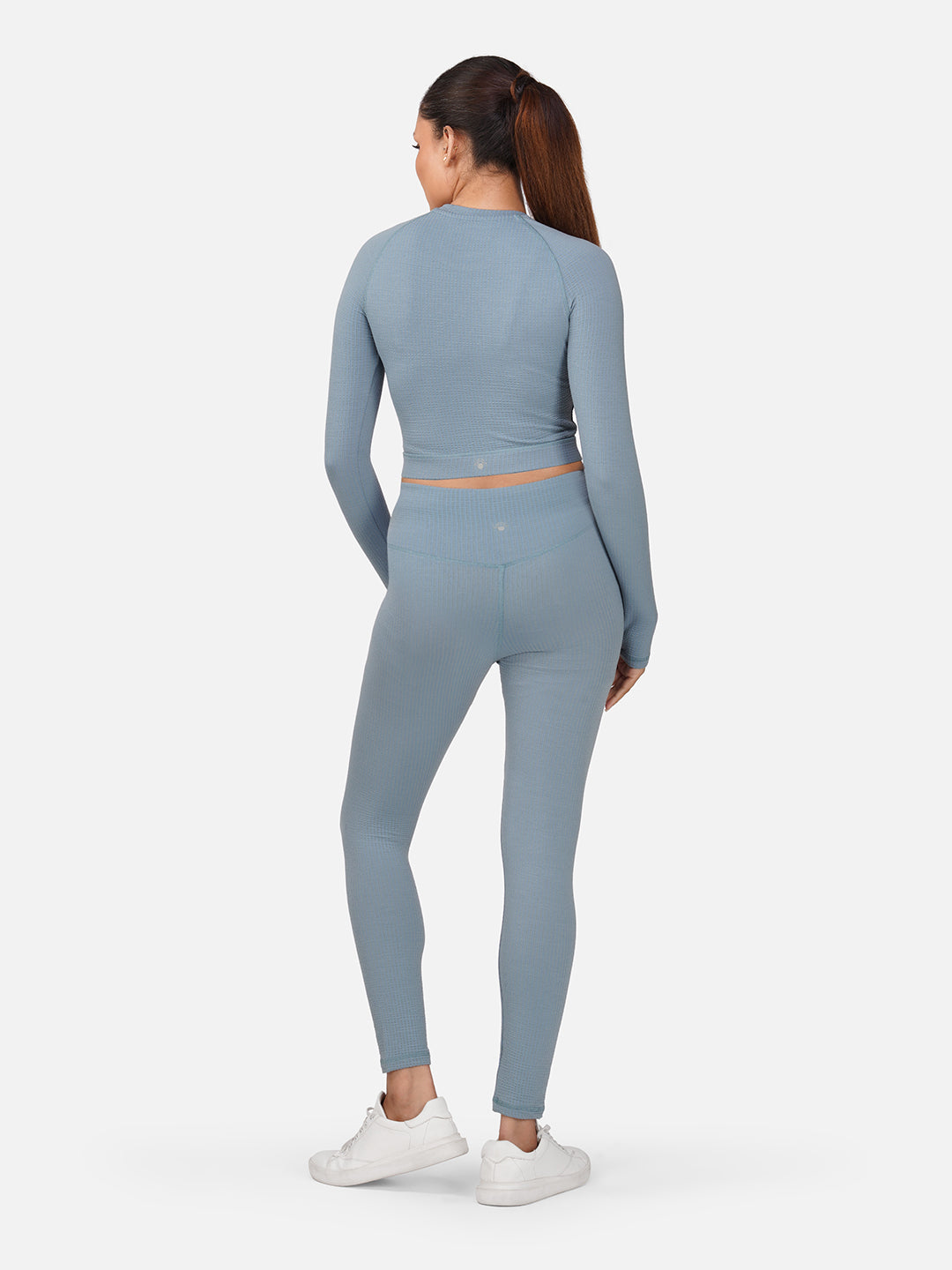 Sculpt Flex Seamless Top & Tight Co-Ord Set-White