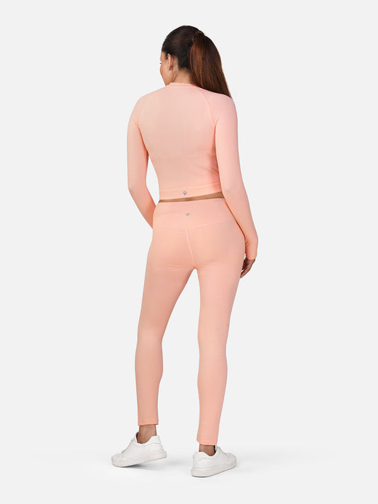 Sculpt Flex Seamless Top & Tight Co-Ord Set-Blossom