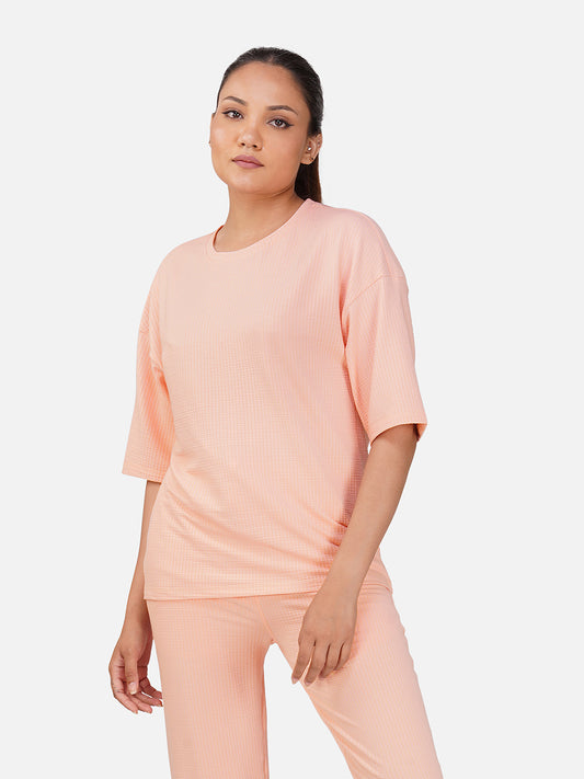 Cloud Comfort Oversized Tee -Blossom