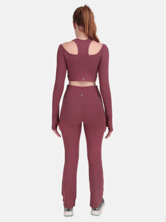 Power Move Cutout Top and Pant Set