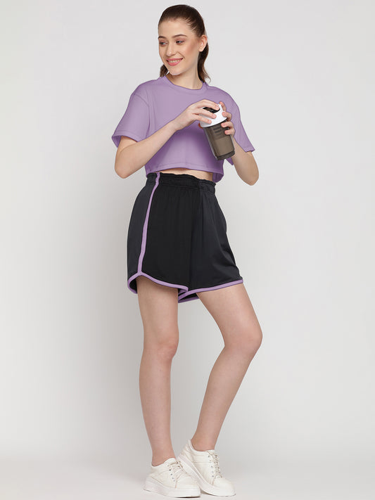 Flow Fit Shorts  - Miami Purple