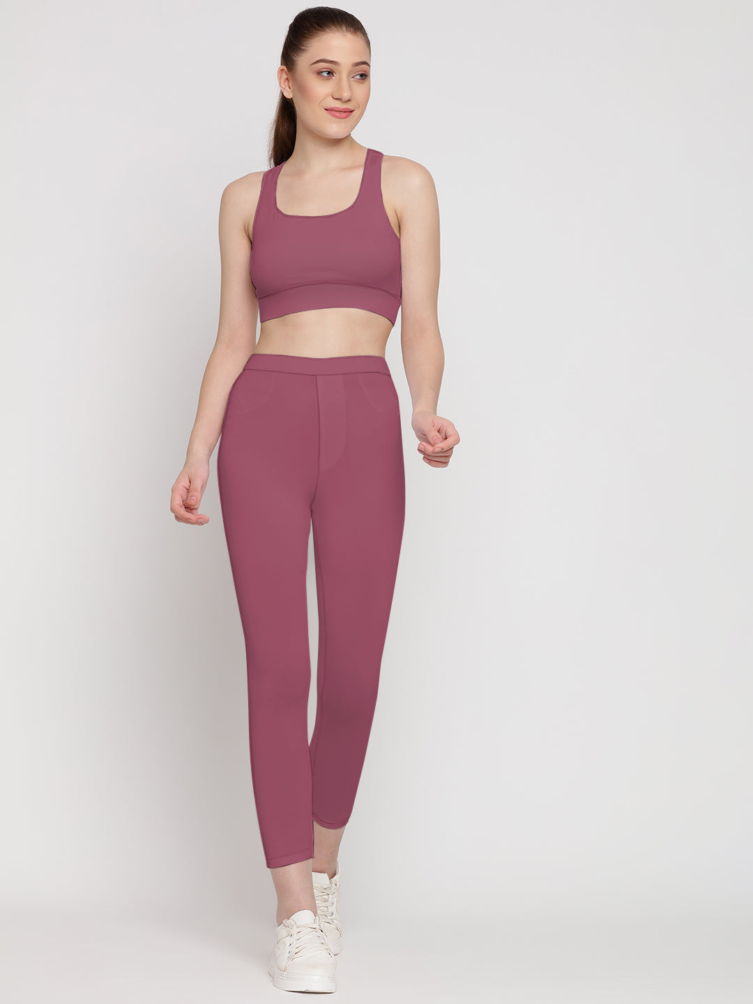 Flex Fit Pocket Tights 23” & Sports Bra Set