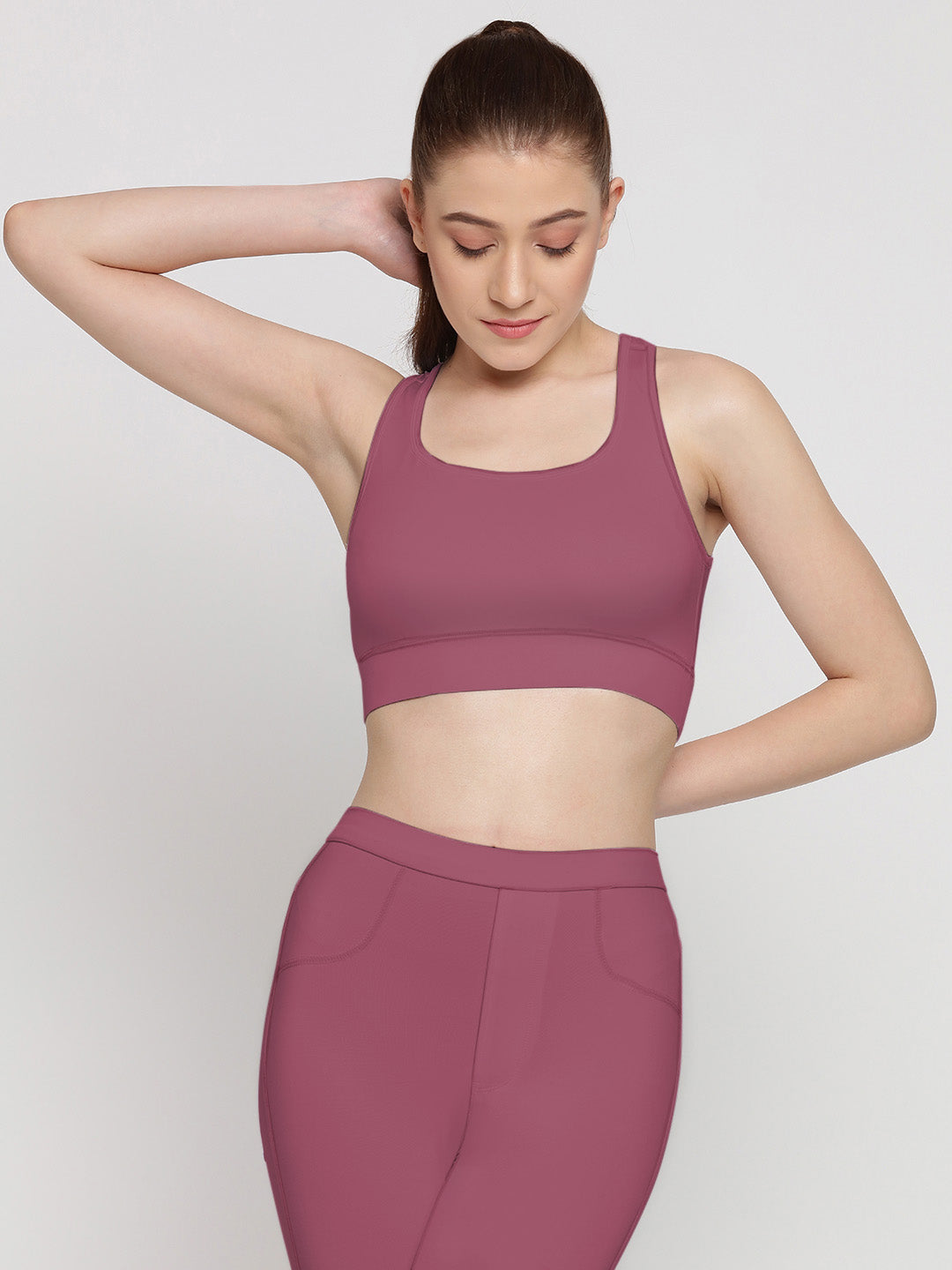 Flex Fit Pocket Tights 23” & Sports Bra Set