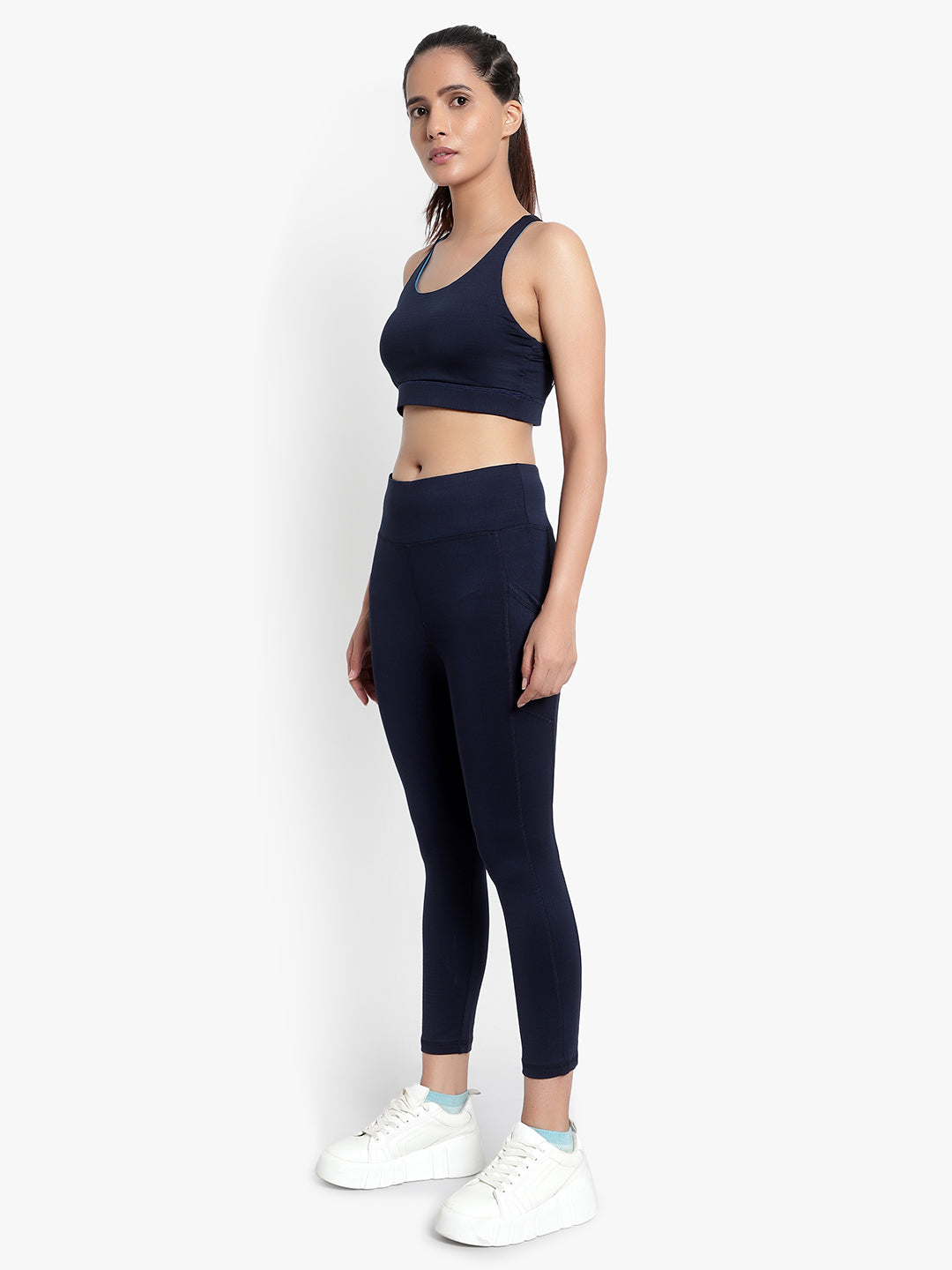 Mirage Tights & Sports Bra Set - Classic Blue