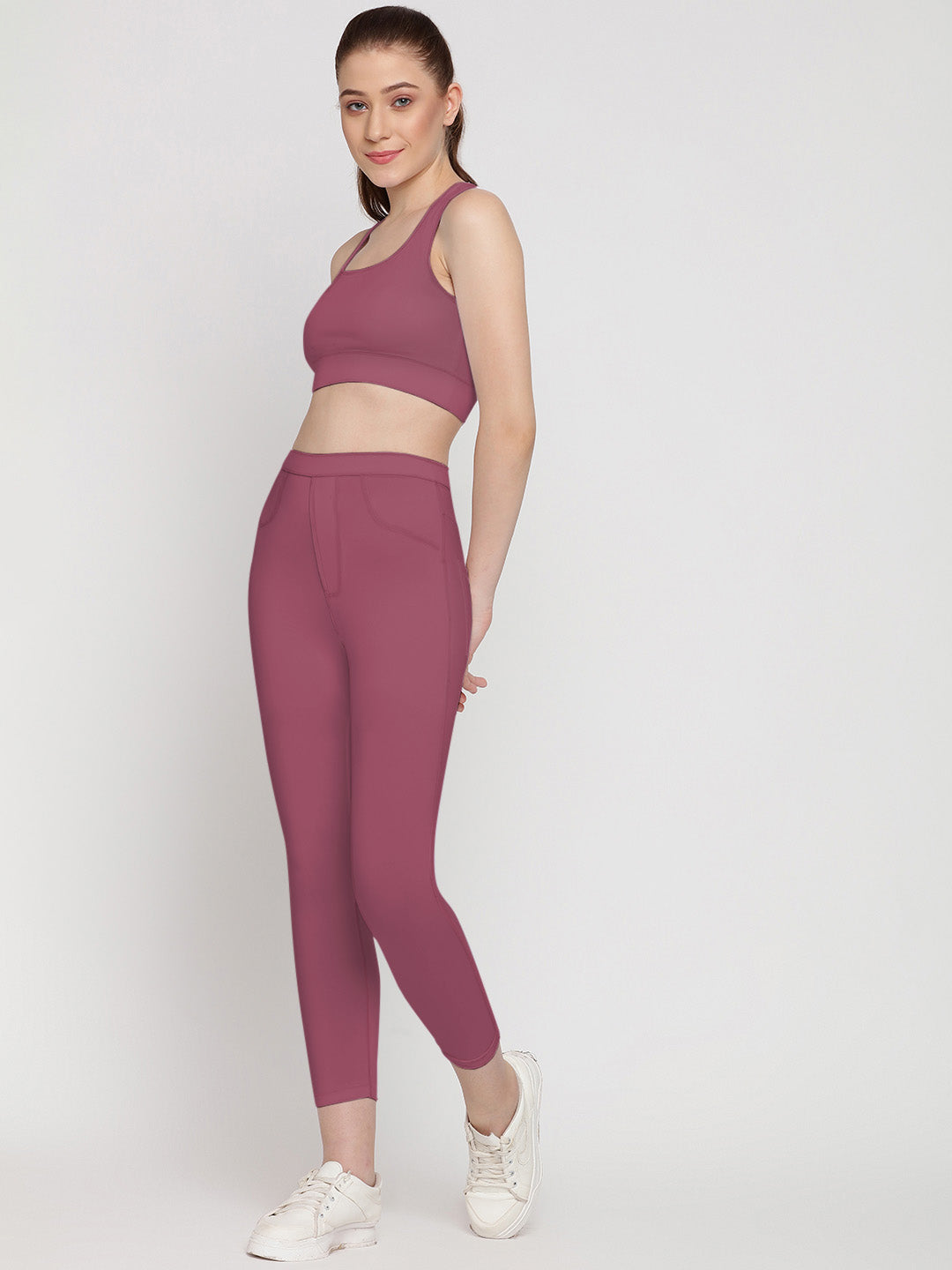Flex Fit Pocket Tights 23” & Sports Bra Set