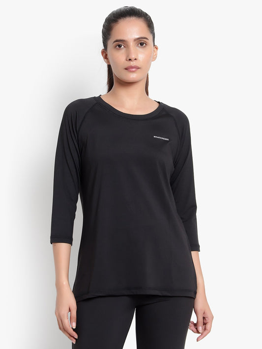 Ultra Lite Active 3/4 Top - Black