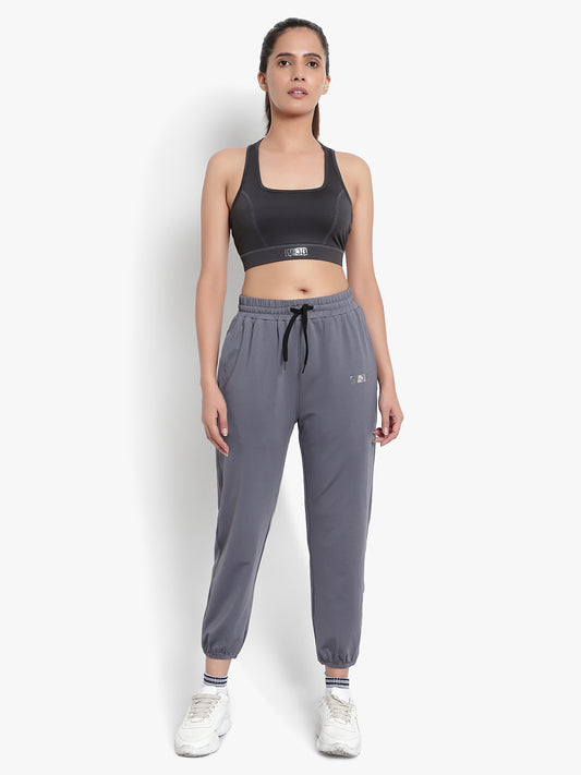 Revival Sports  Bra with Joggers- Grey & Black