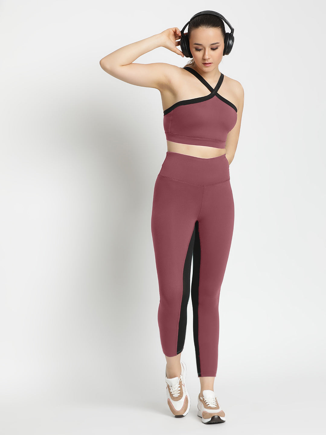 Radiant Bra & Leggings Co-Ord Set 25" - Tulipwood