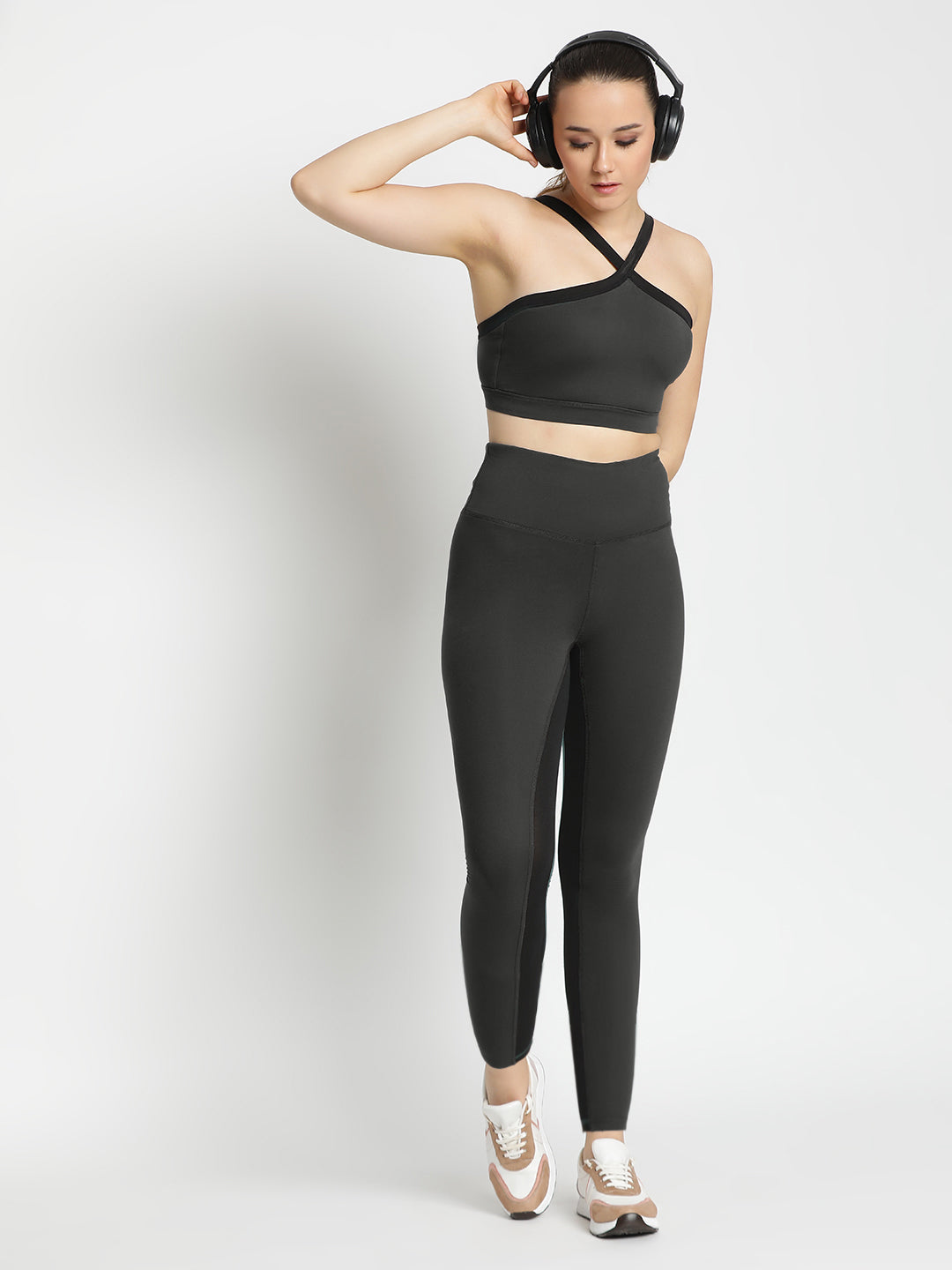 Radiant Bra & Leggings Co-Ord Set 27" - Graphite