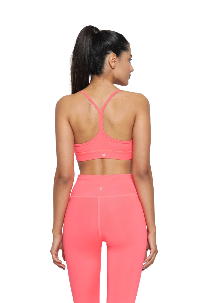 Take It Easy Sports Bra - Peach