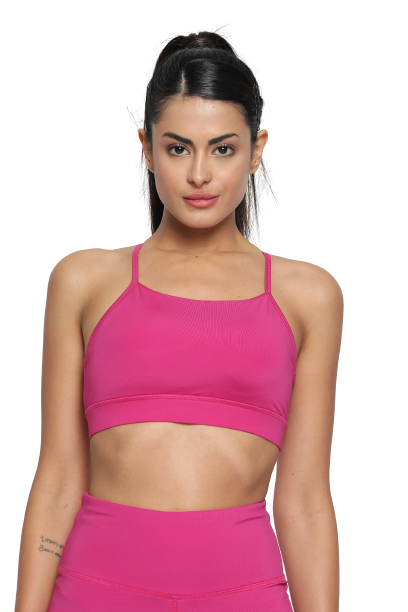 Take It Easy Sports Bra - Peach