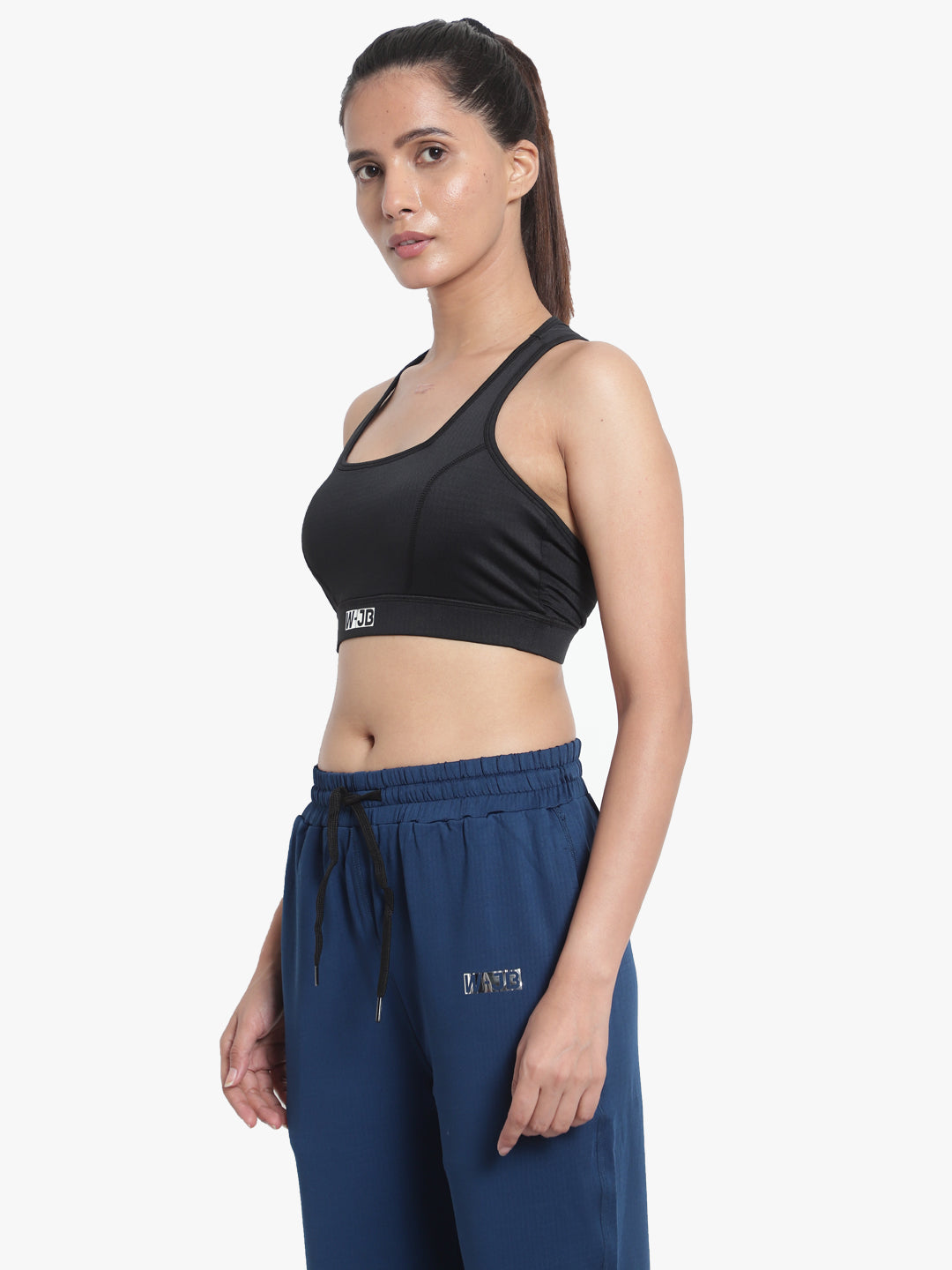 Revival Sports  Bra with Joggers- Navy Blue & Black