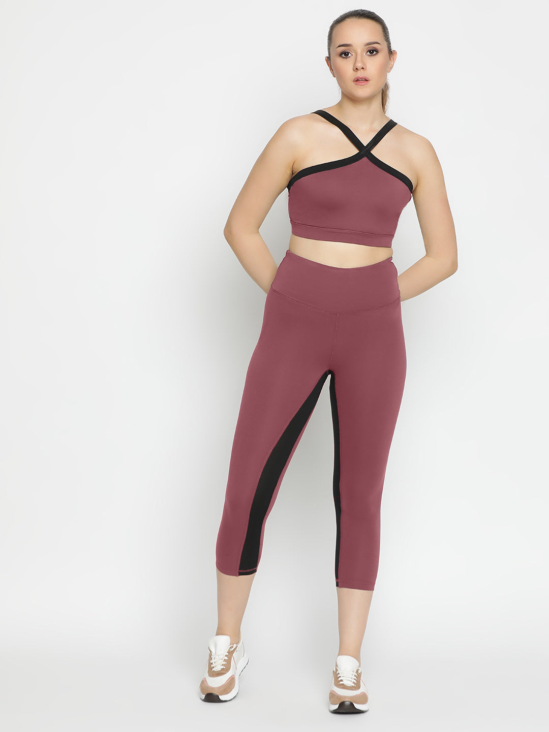 Radiant Bra & Leggings Co-Ord Set 21" - Tulipwood