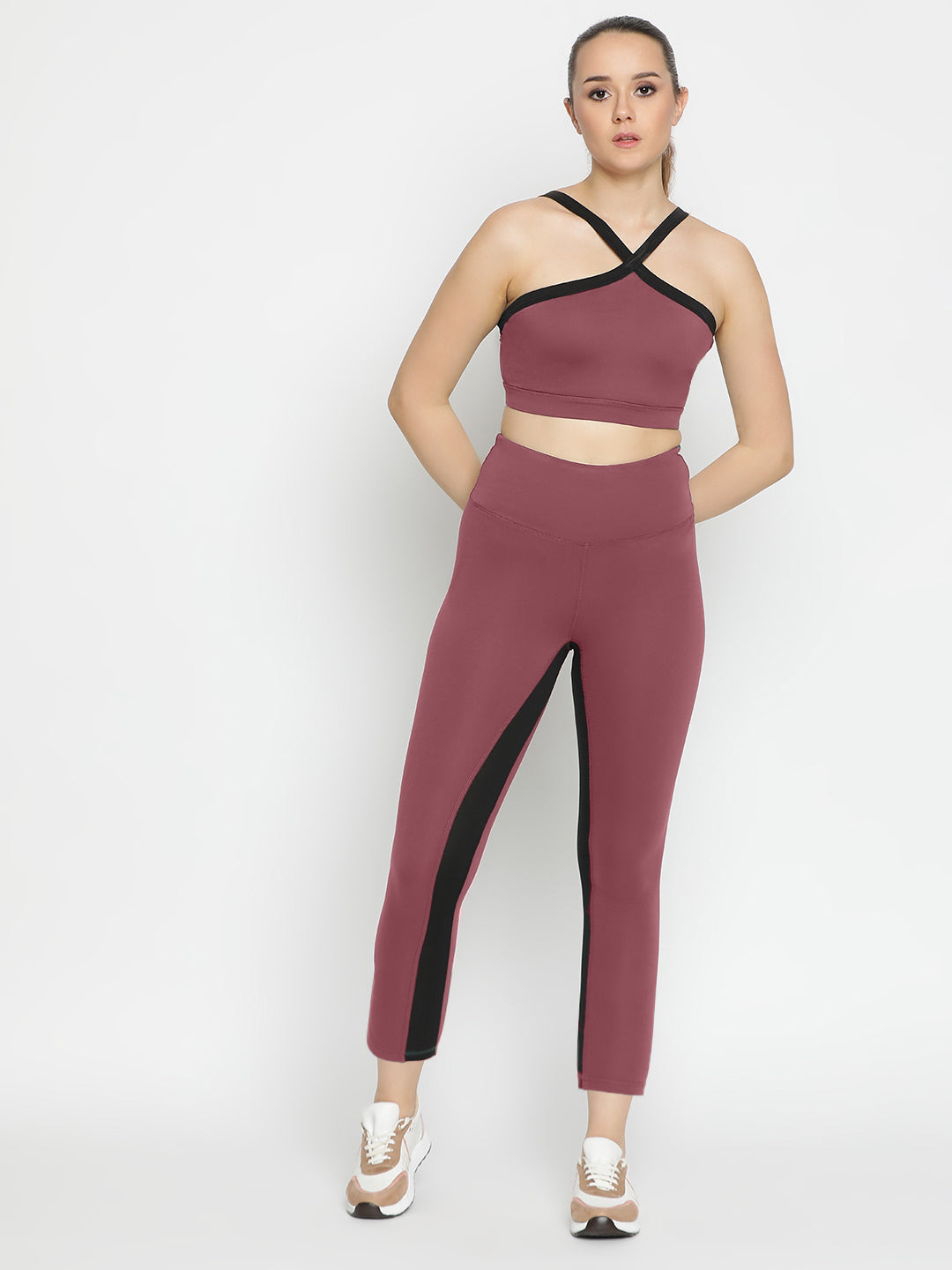 Radiant Bra & Leggings Co-Ord Set 25" - Tulipwood