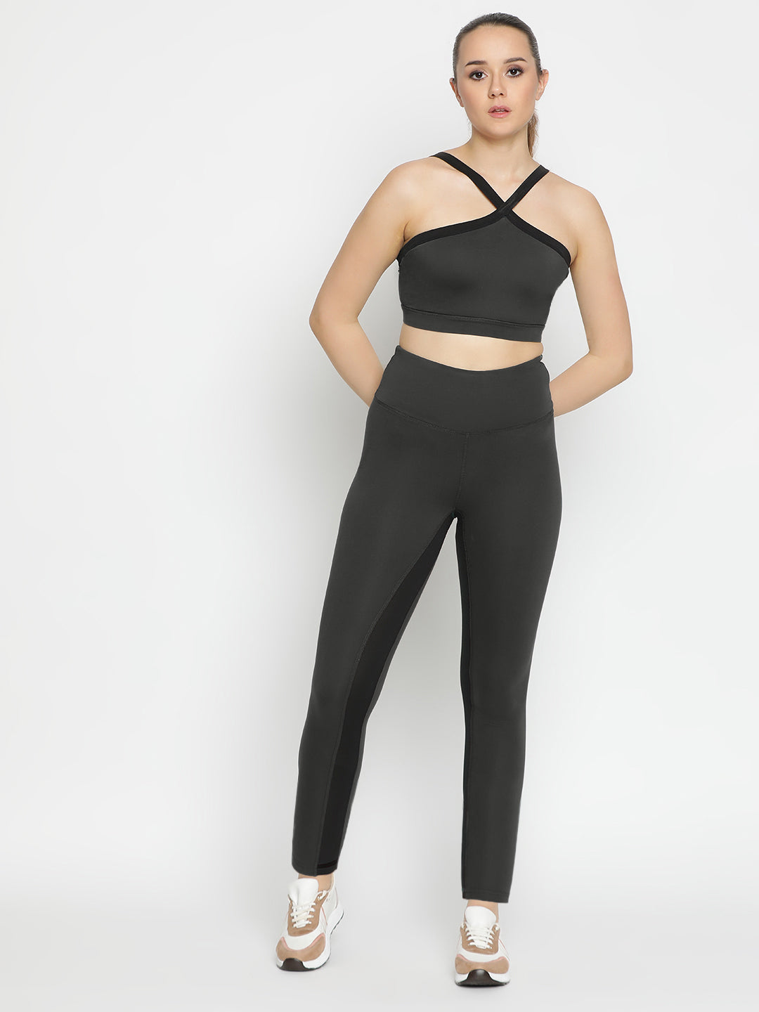 Radiant Bra & Leggings Co-Ord Set 27" - Graphite