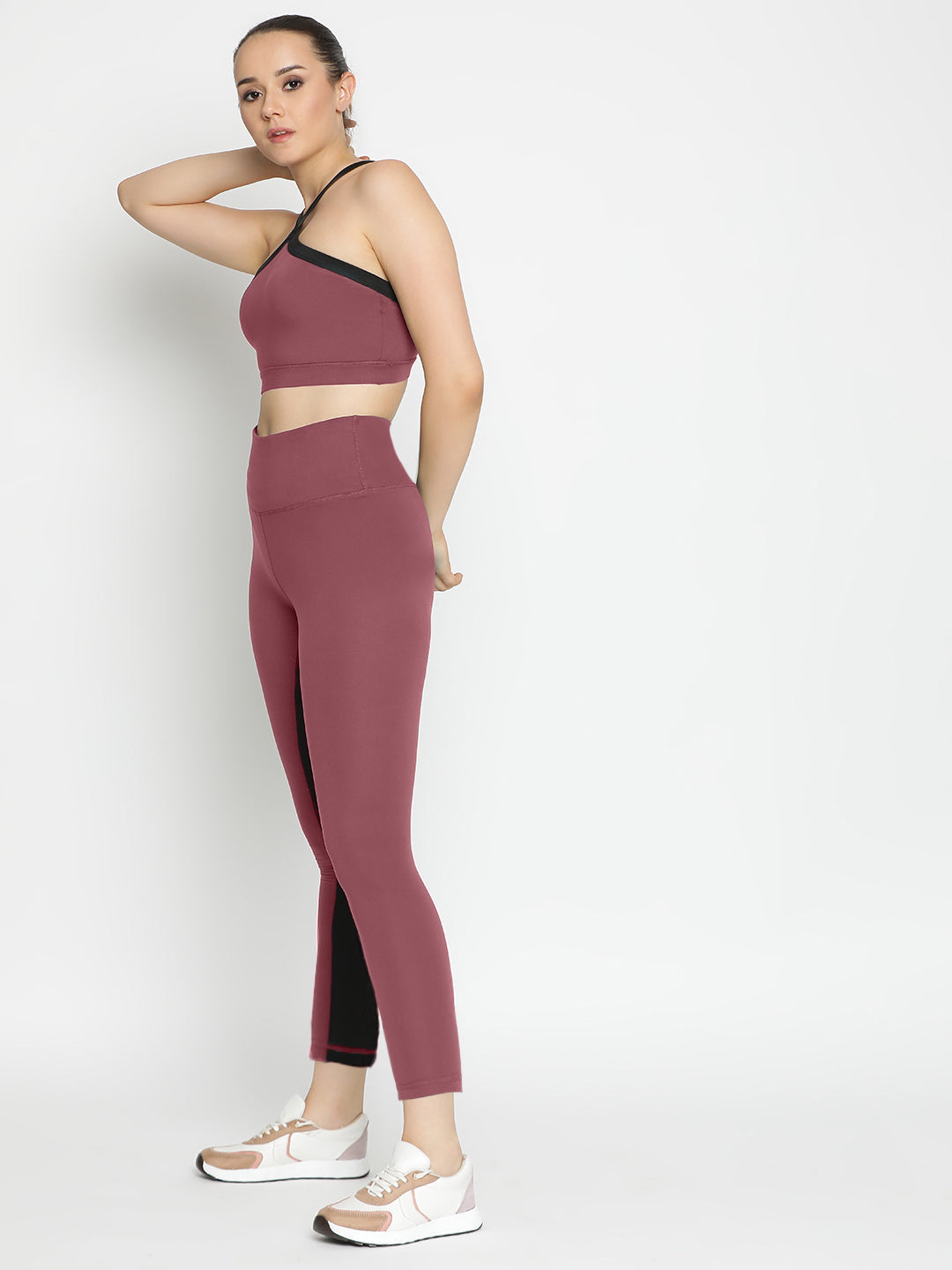 Radiant Bra & Leggings Co-Ord Set 25" - Tulipwood