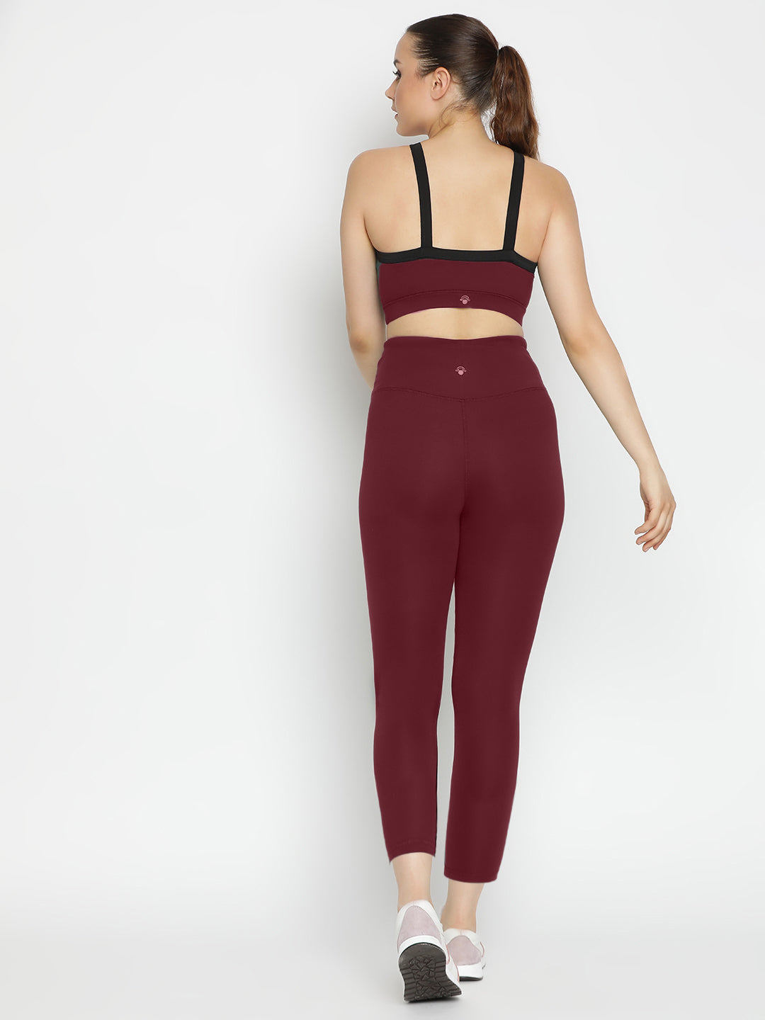 Radiant Bra & Leggings Co-Ord Set 25" - Maroon