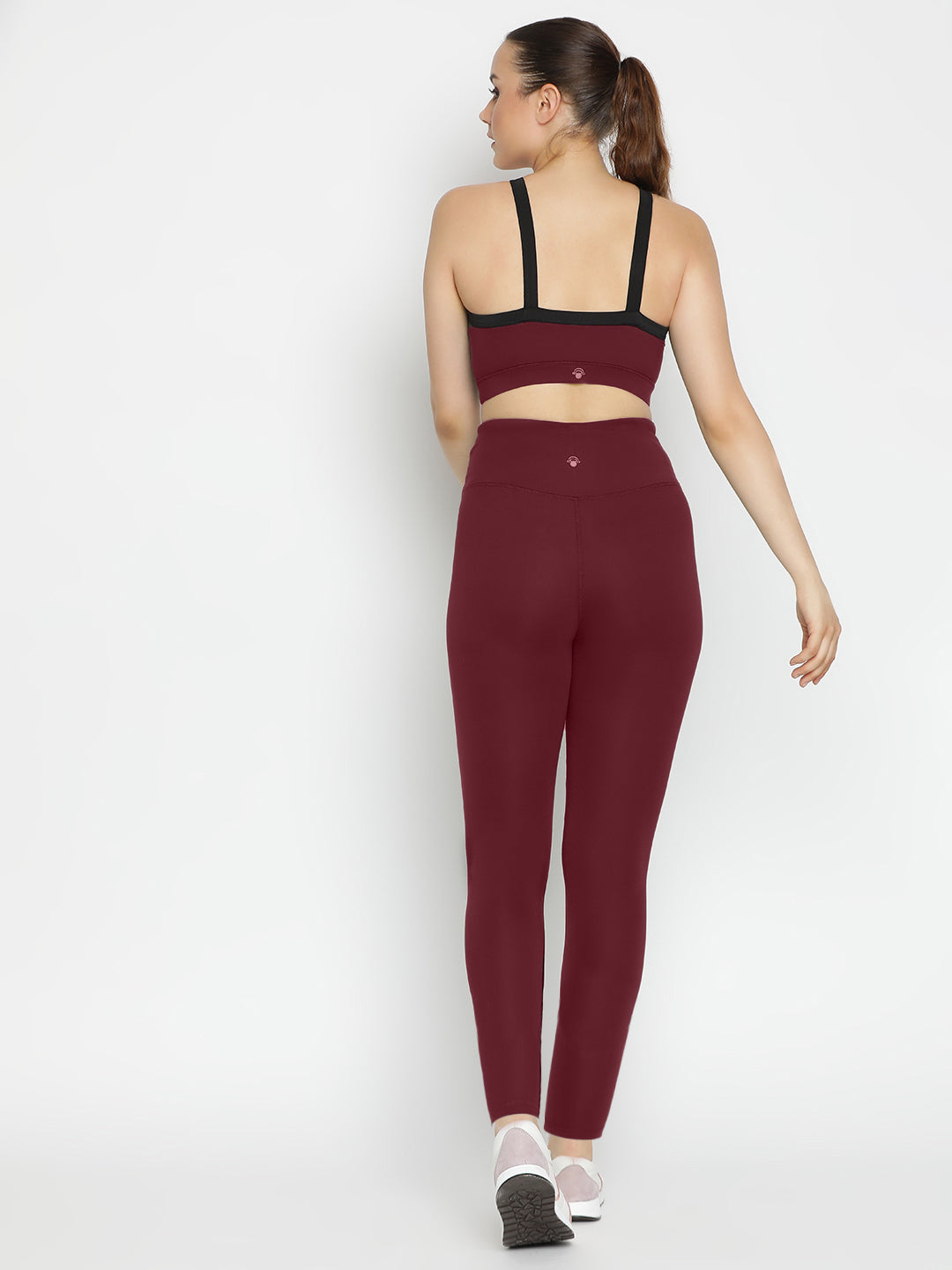 Radiant Bra & Leggings Co-Ord Set 27" - Maroon