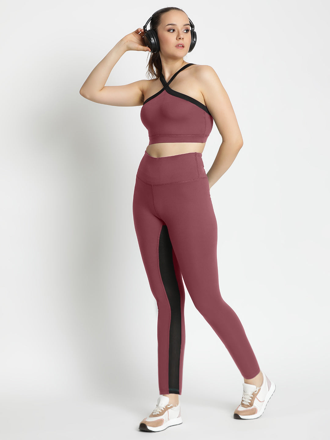 Radiant Bra & Leggings Co-Ord Set 27" - Tulipwood