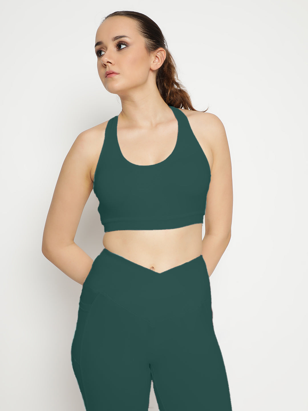 Empower Bra & Shorts Co-Ord Set- Bistro