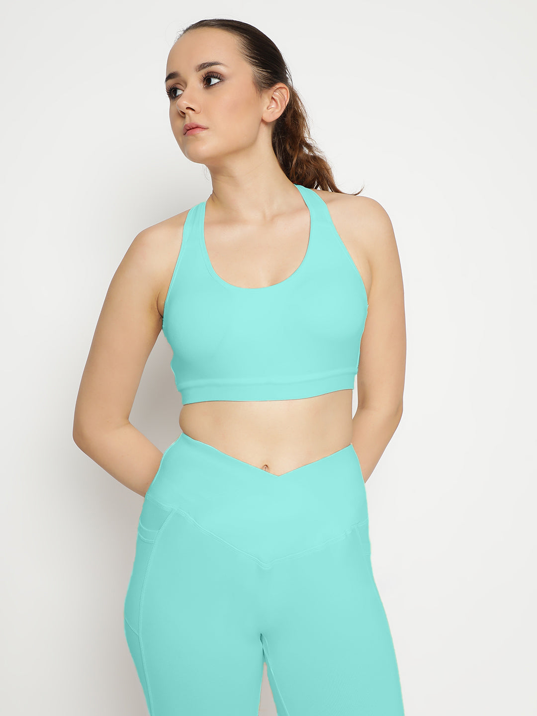 Empower Bra & Shorts Co-Ord Set- Mint