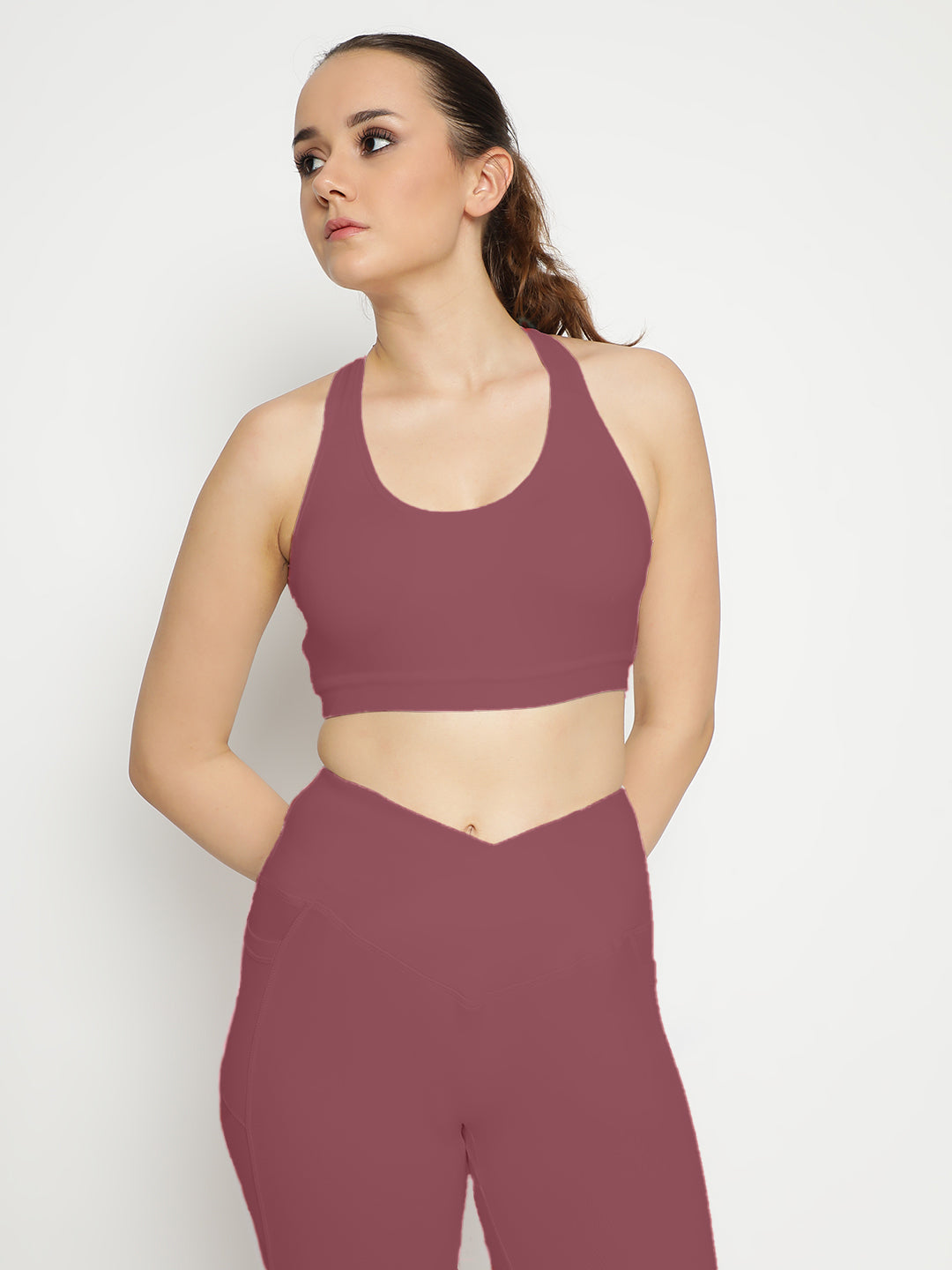 Empower Bra & Shorts Co-Ord Set- Tulipwood