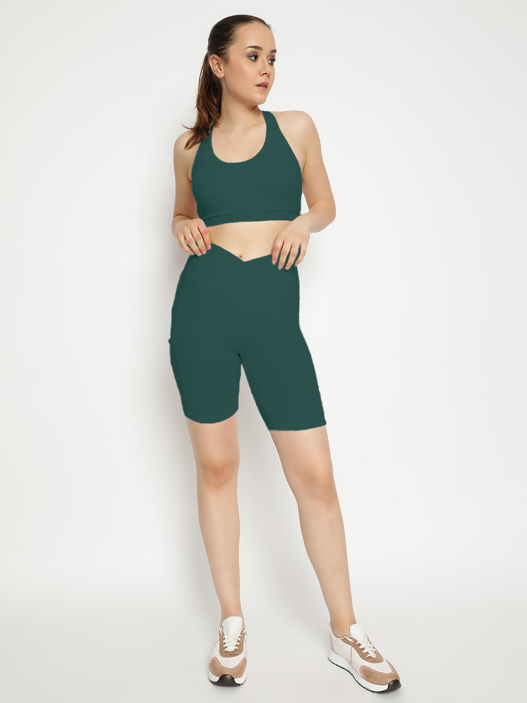 Empower Bra & Shorts Co-Ord Set- Bistro