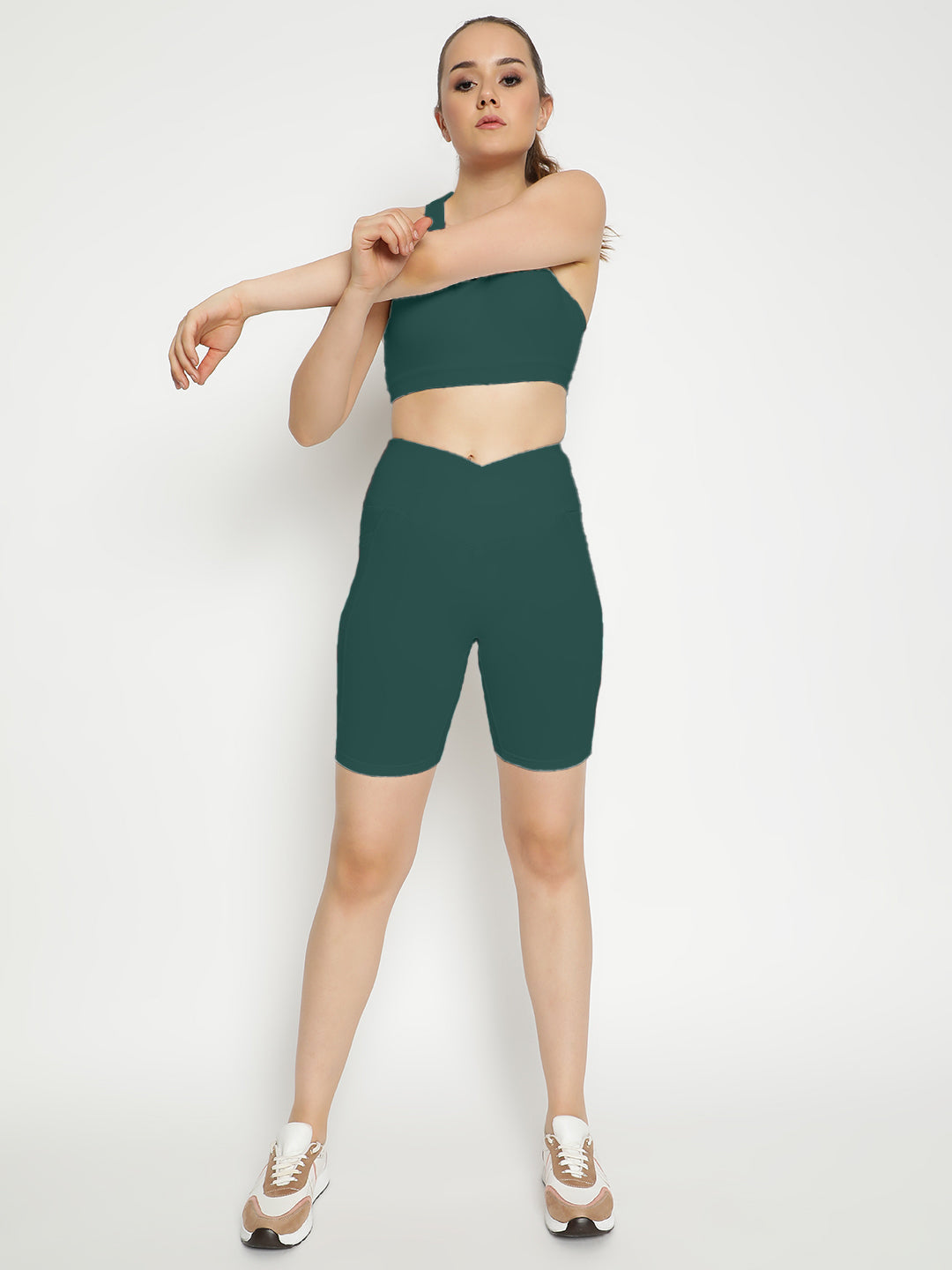 Empower Bra & Shorts Co-Ord Set- Bistro