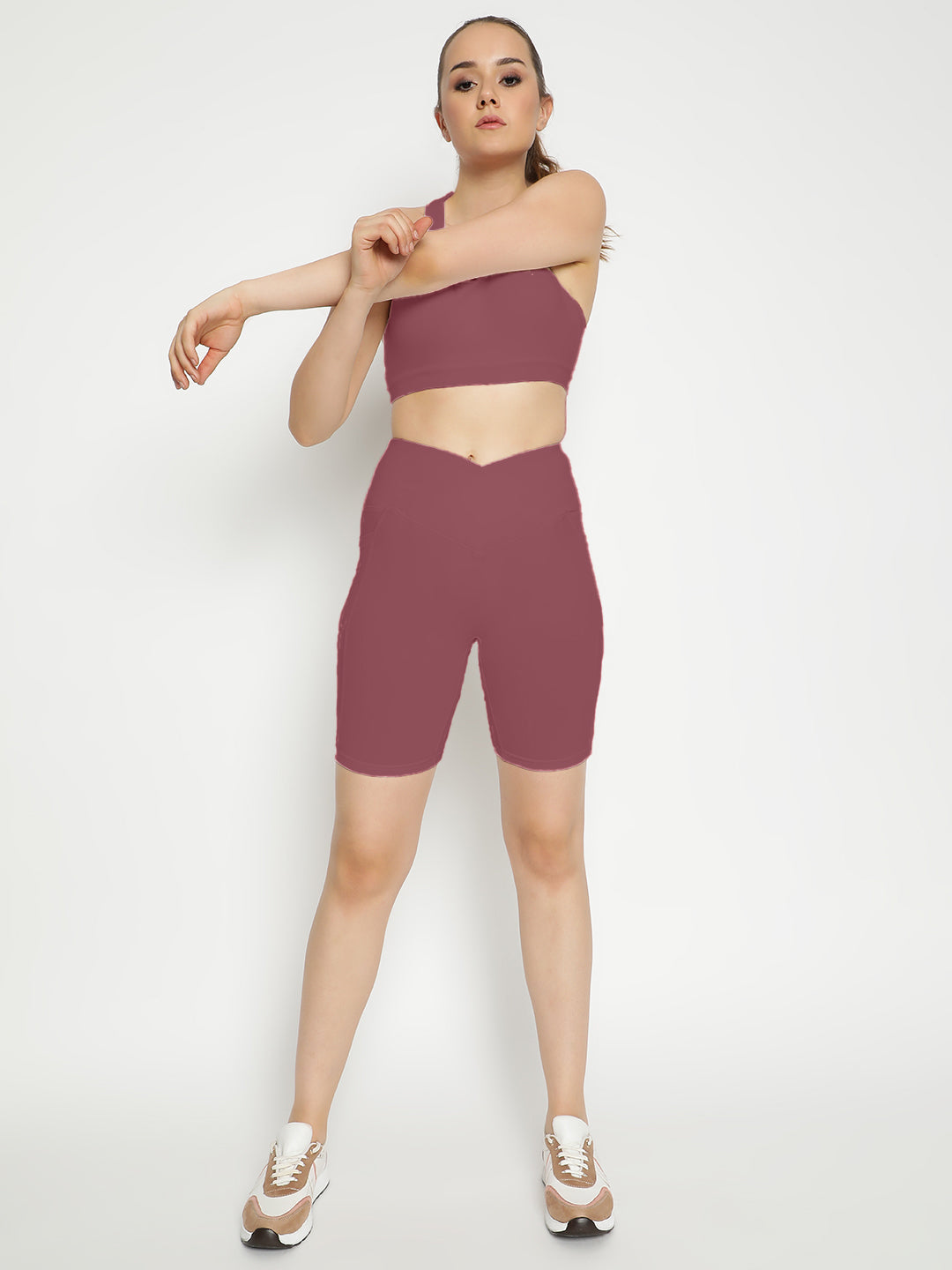 Empower Bra & Shorts Co-Ord Set- Tulipwood