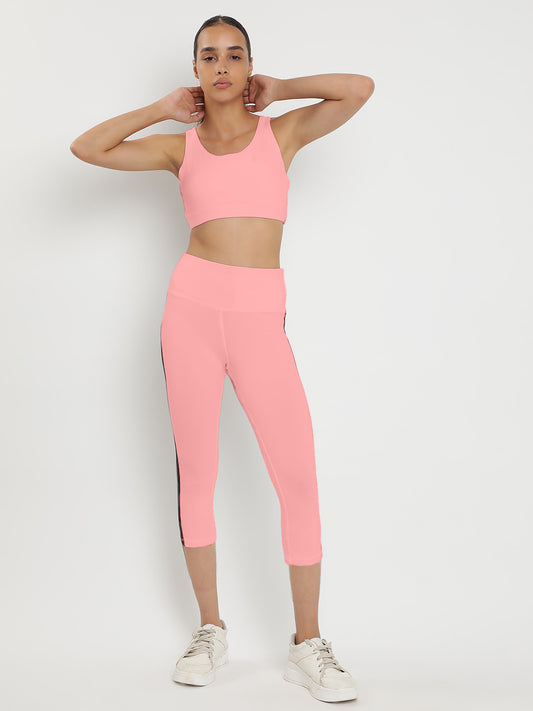 Synergy Bra & Tights Co-Ord Set 21"- Peach