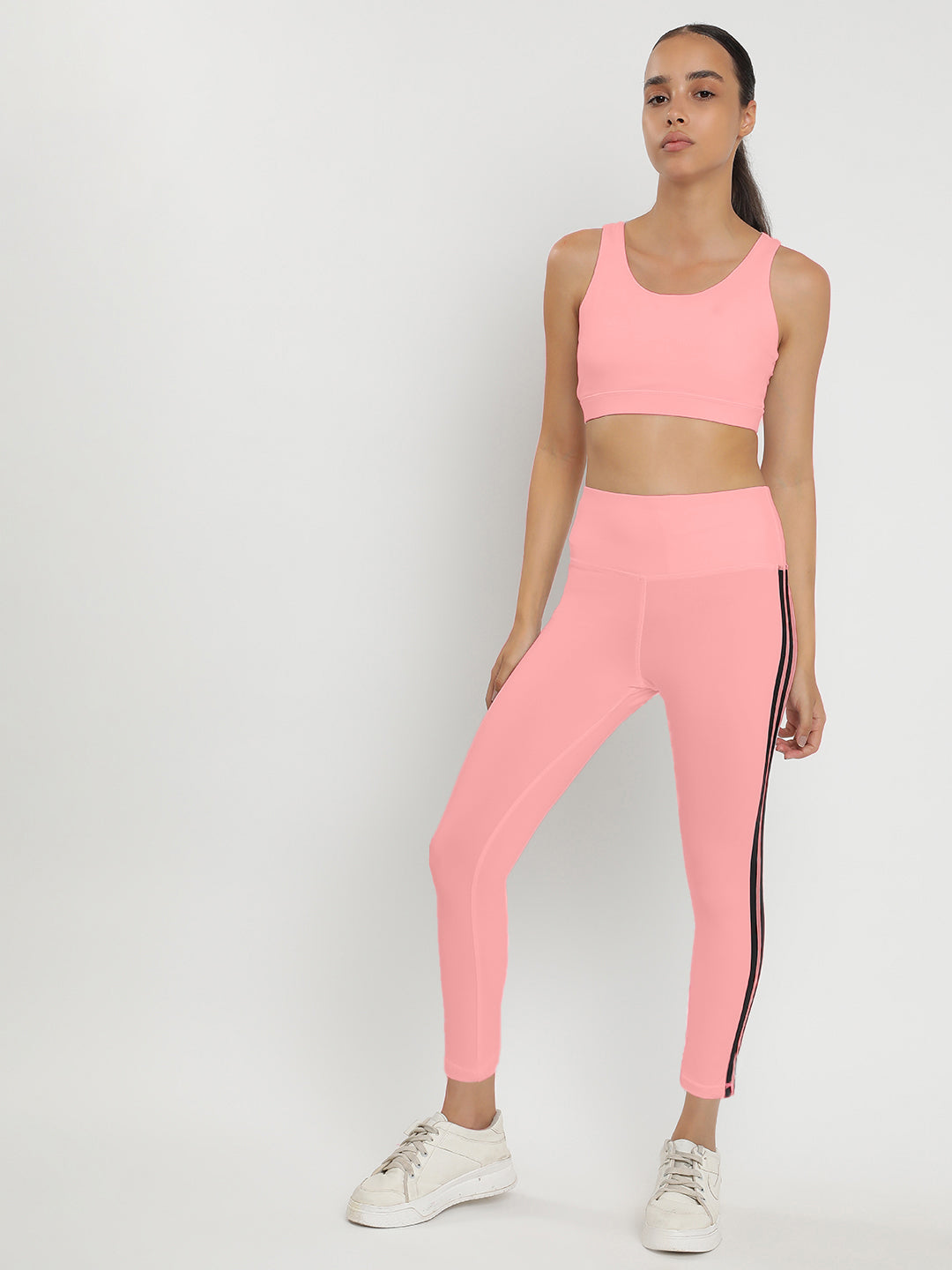 Synergy Bra & Tights Co-Ord Set 25"- Peach