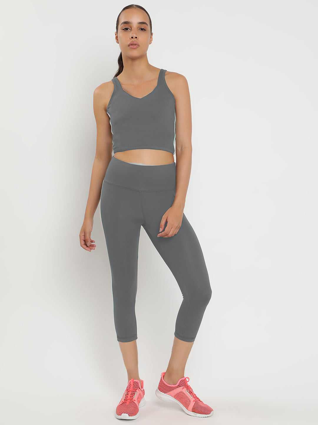 Zen Tank Top & Tights Co-Ord Set 21"- Lime Stone