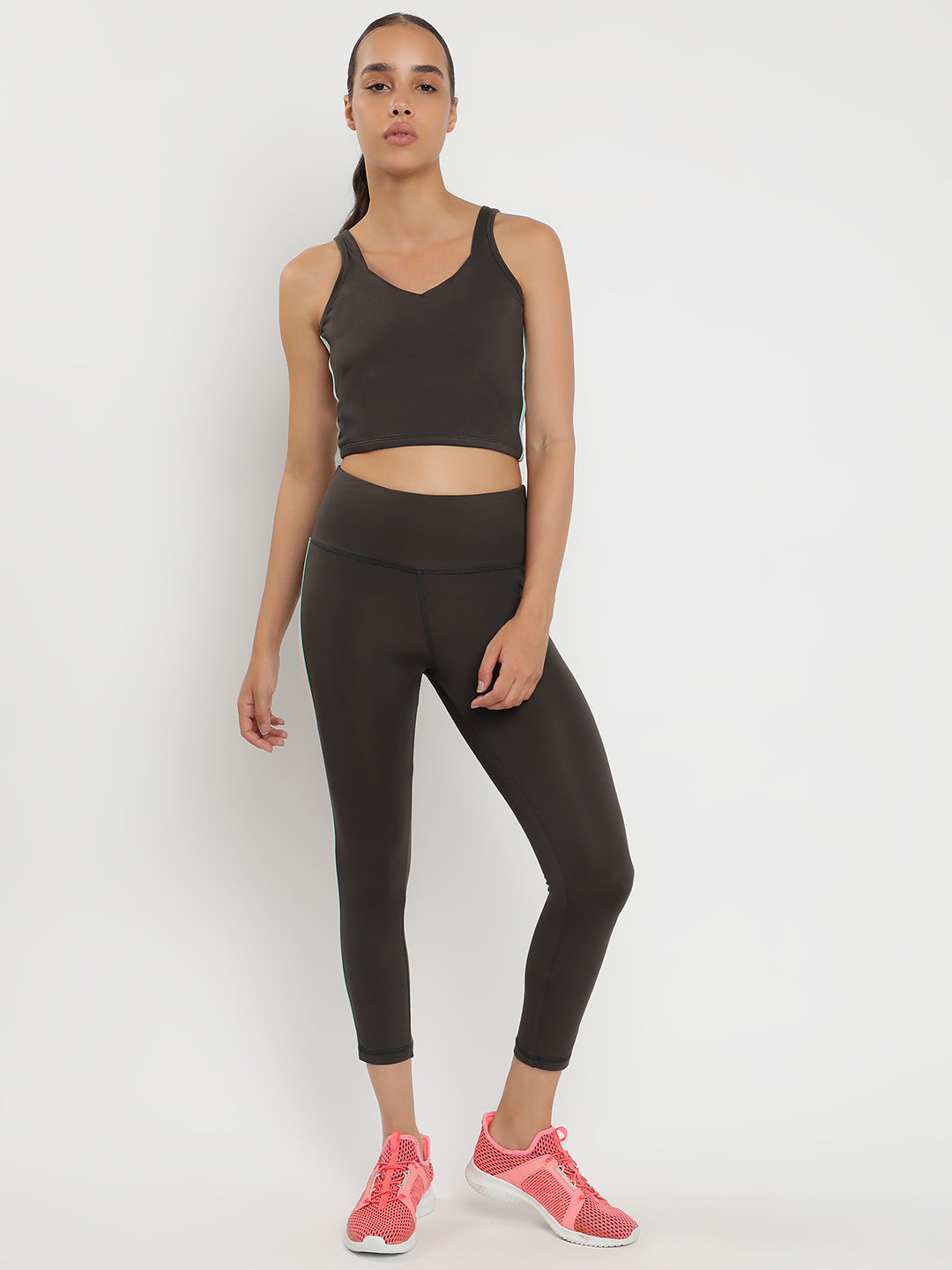 Zen Tank Top & Tights Co-Ord Set 23"- Graphite