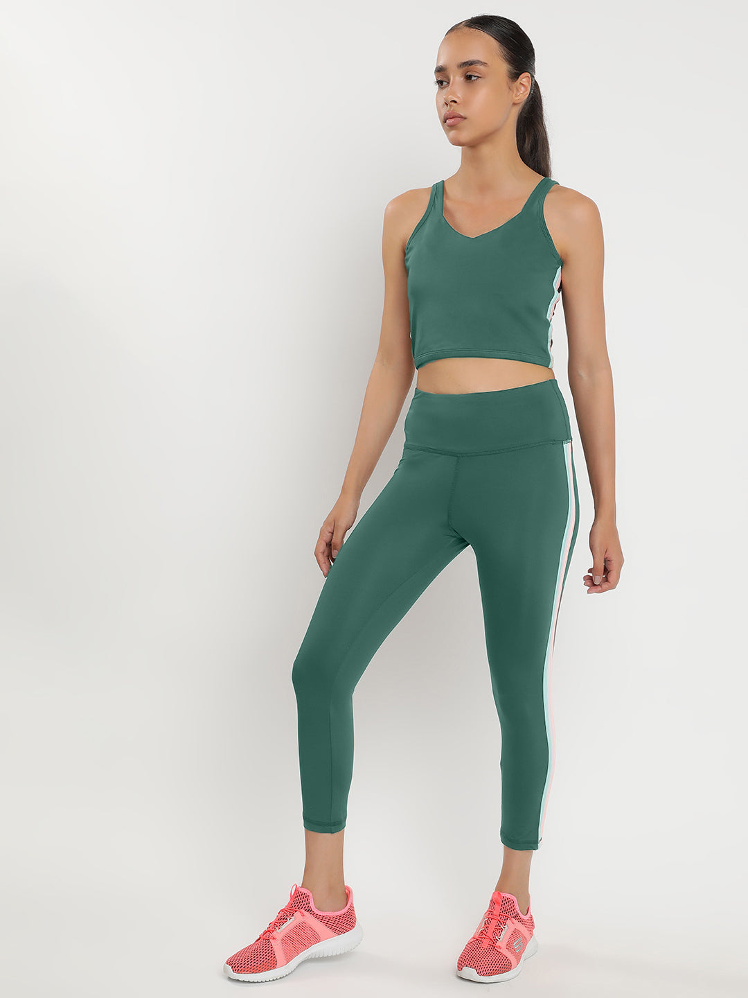 Zen Tank Top & Tights Co-Ord Set 23" - Bistro