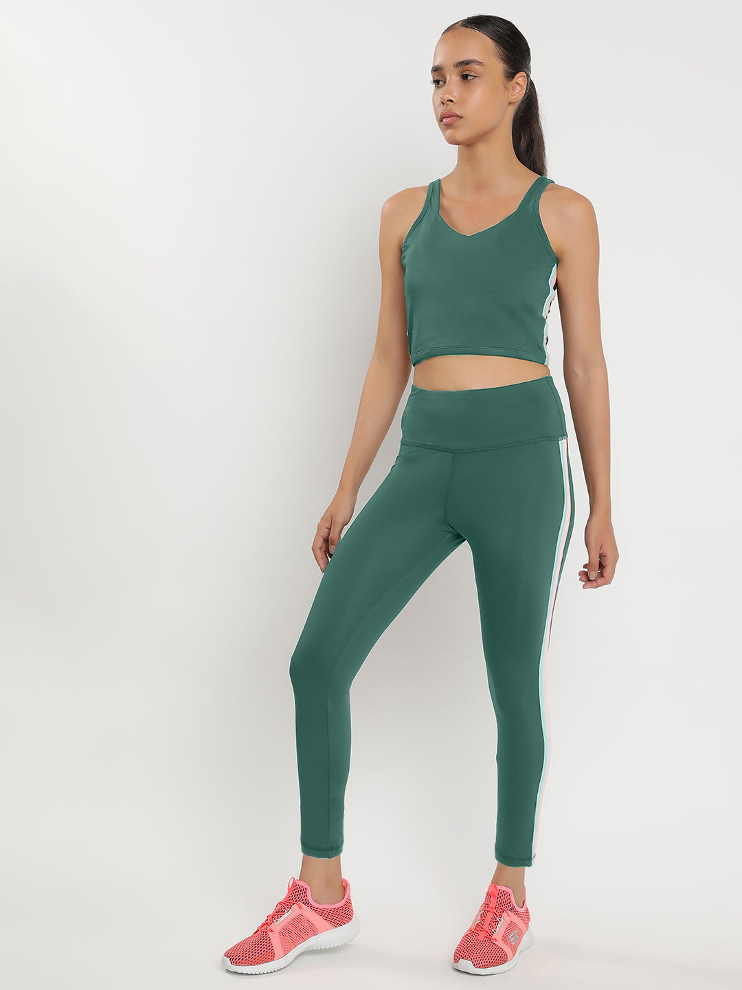 Zen Tank Top & Tights Co-Ord Set 25"- Bistro