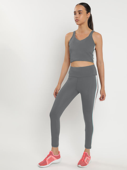 Zen Tank Top & Tights Co-Ord Set 25"- Lime Stone