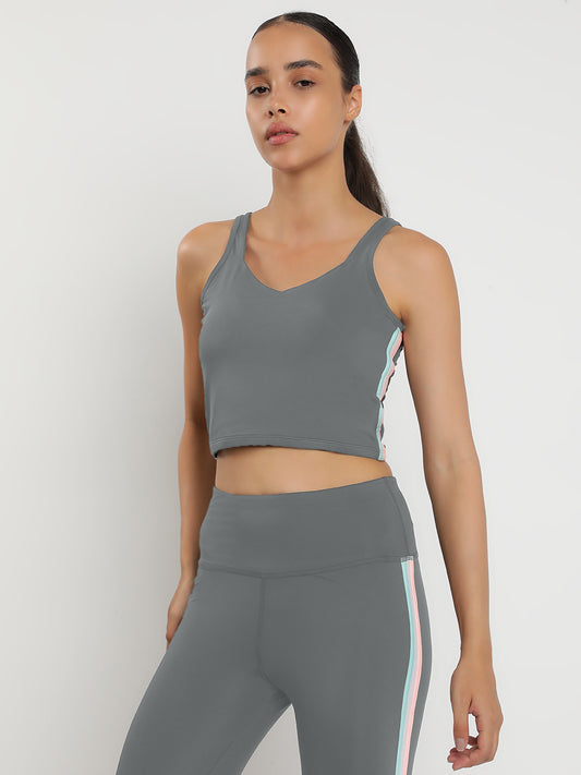 Zen Tank Top & Tights Co-Ord Set 23"- Lime Stone