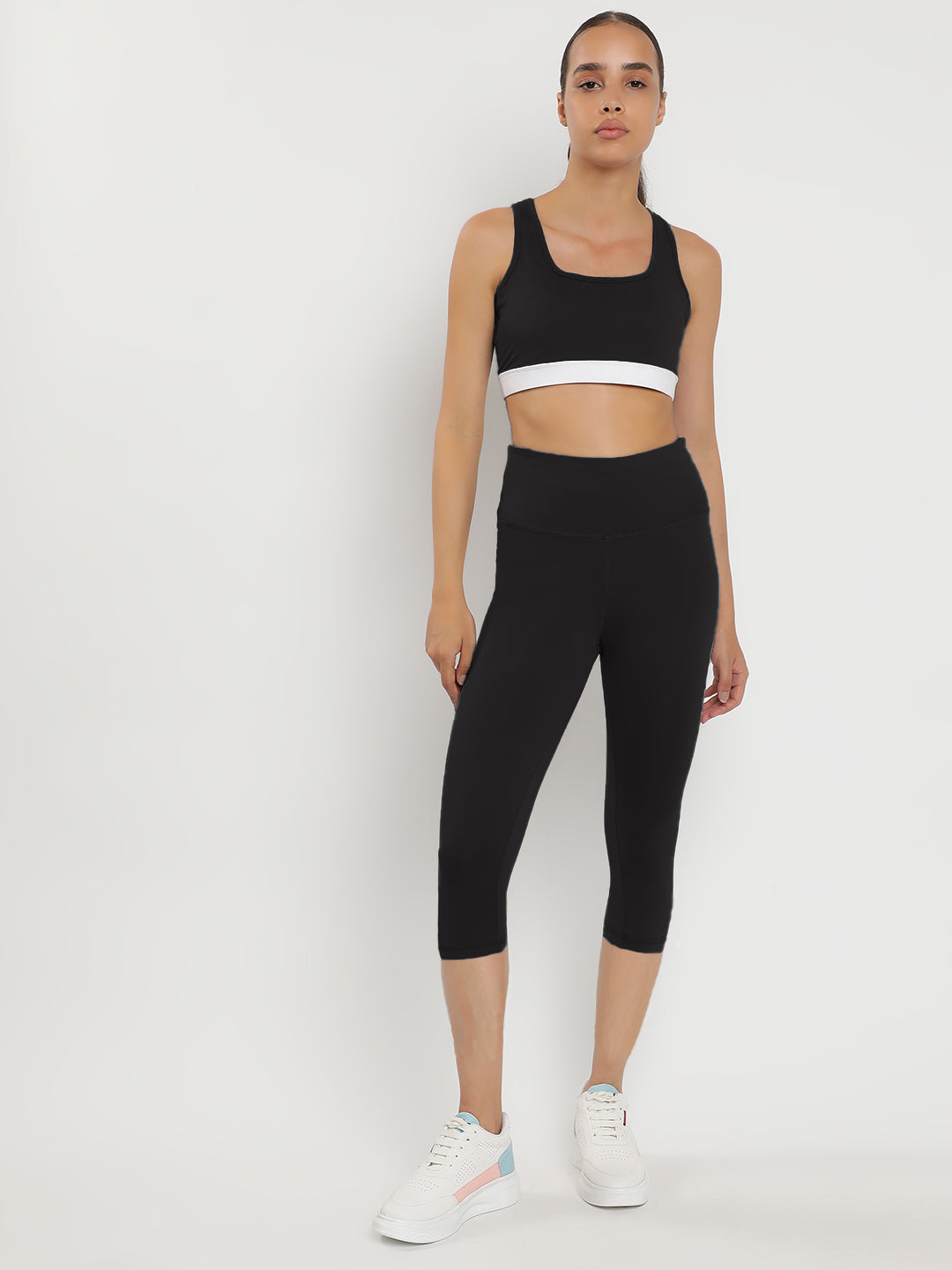 Momentum Bra & Leggings Co-Ord Set 18"- Black